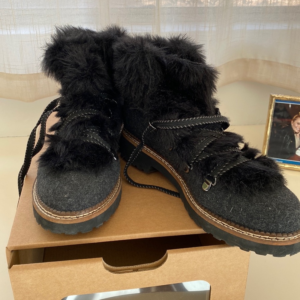 Worn Once Franco Sarto Faux Fur Boots